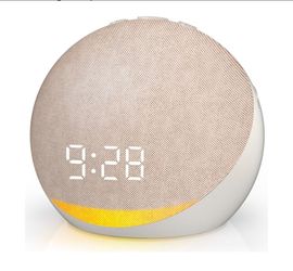 Alarm Clock 25 Natural Sleep Sounds
White Noise Machine for Adults Kids Baby - Bluetooth Speaker - Putty