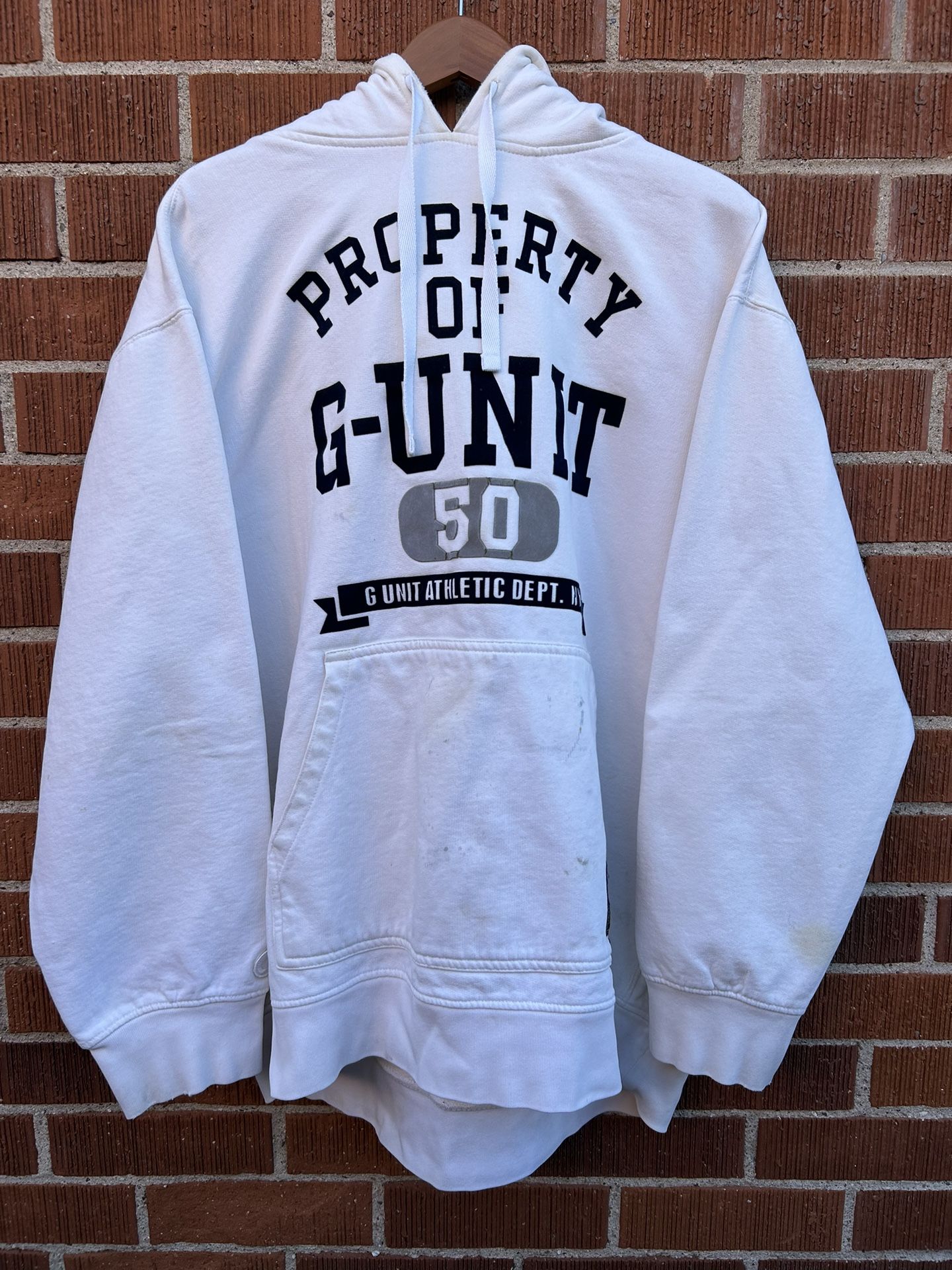 G-unit Athletic Dept Heavyweight Hoodie Sweatshirt Y2K