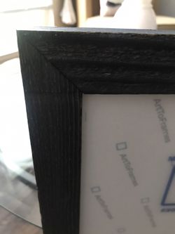 Wood Picture Frame Black Barnwood Art or Photos