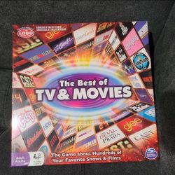 The Best of TV & Movies - Trivia Family Board Game - Spin Master, NEW, SEALED