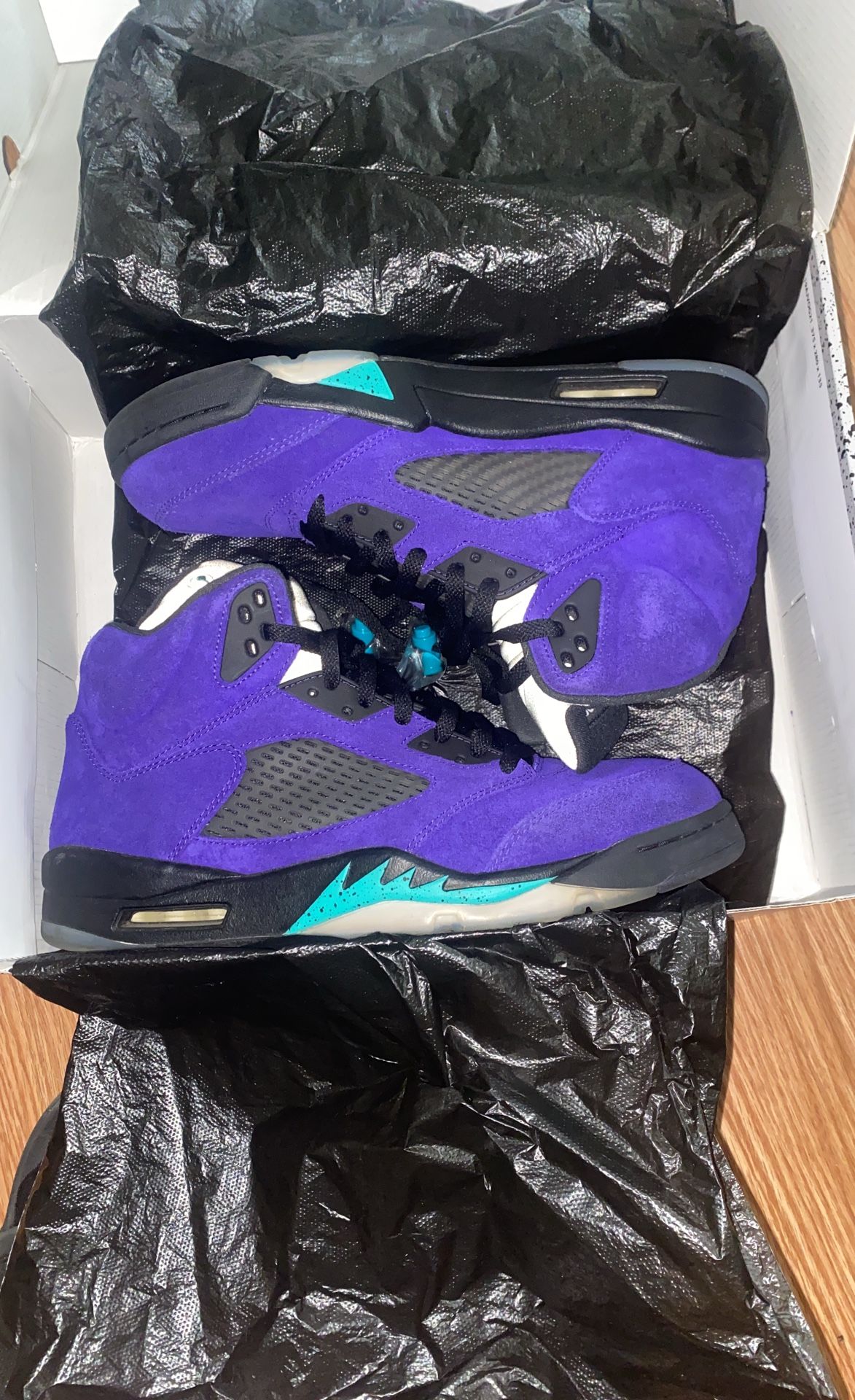 Air Jordan 5 Retro Sz12.5 “alternative Grape”