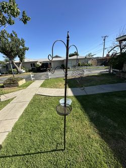 Metal Bird Feeder Shepherd hook