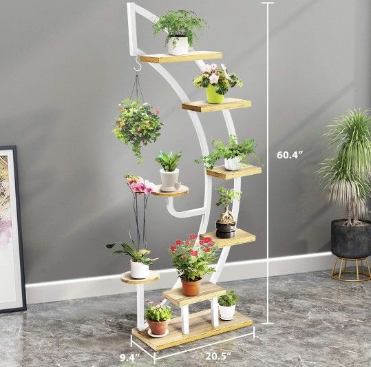 Curved Plant Stand 60"