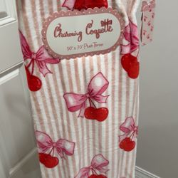 Cherry Bow Blanket✨