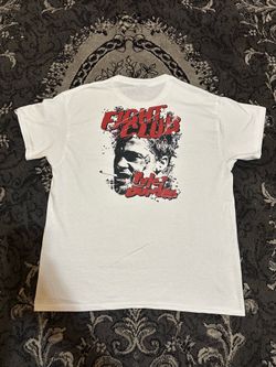 Fight Club Graphic T-Shirt – White Tyler Durden Tee