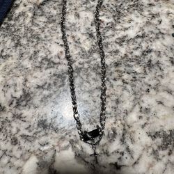 Silver Cross Necklace Mens