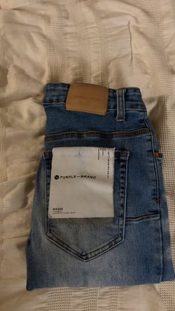 purple jeans