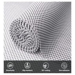 Drawer and Shelf Liner - Thick Strong Grip, Durable Non-Slip, Easy to Clean, Breathable and Non-Adhesive Cabinet Liners for Kitchen, Bathroom, Desks, 