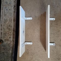 Two White Hanging Shelves 