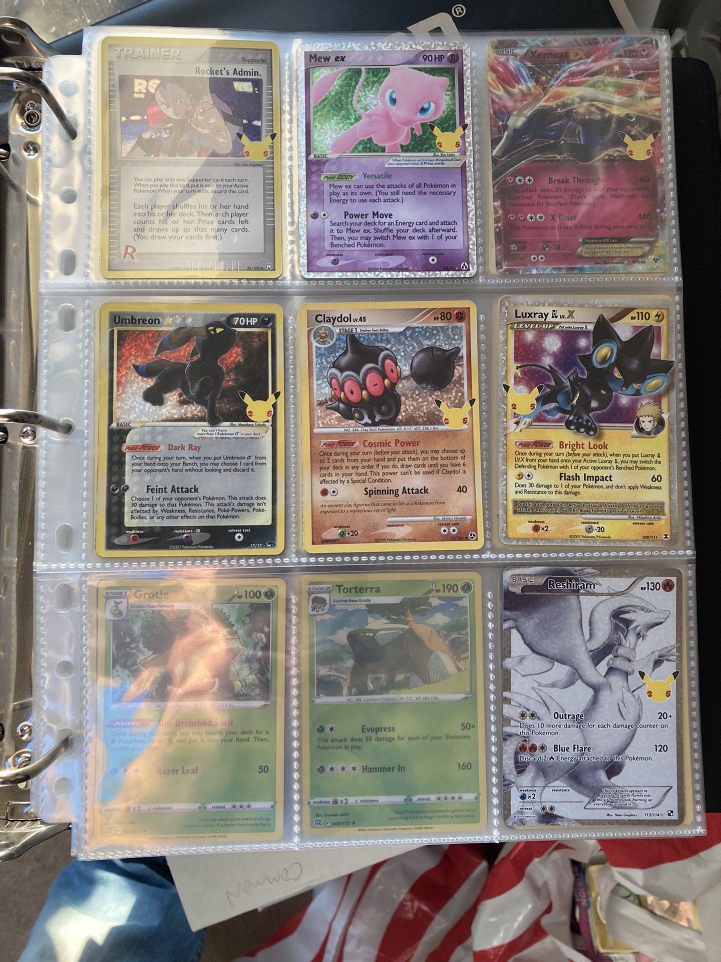 Complete Set Pokémon 25th Anniversary 