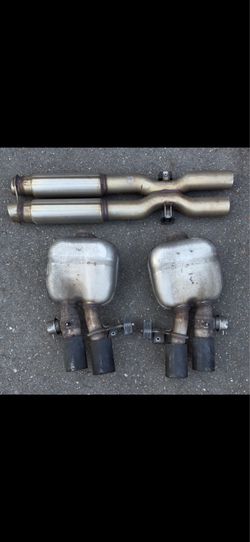 BMW F10 M5 OEM Exhaust – X-Pipe / Resonator + Valved Mufflers
