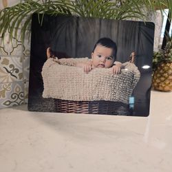 Portrait Picture Into Metal 