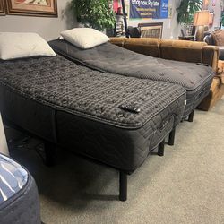 🔥simmons beautyrest black split king series 3 adjustable set $1499
