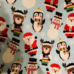 Christmas Dog Pet Blanket Pillow Set  Double Fleece Large Handmade New