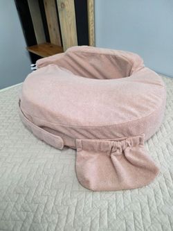 Original Nursing Pillow — Dusty Rose Plush Cover