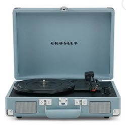 Crosley Cruiser Premier Vinyl Record Player with Speakers and Bluetooth - Tourmaline