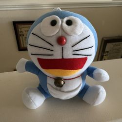 Doraemon Sitting Plush Doll 8"