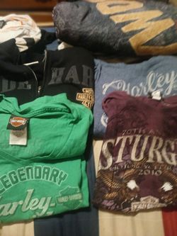 4 Harley Davidson shirts