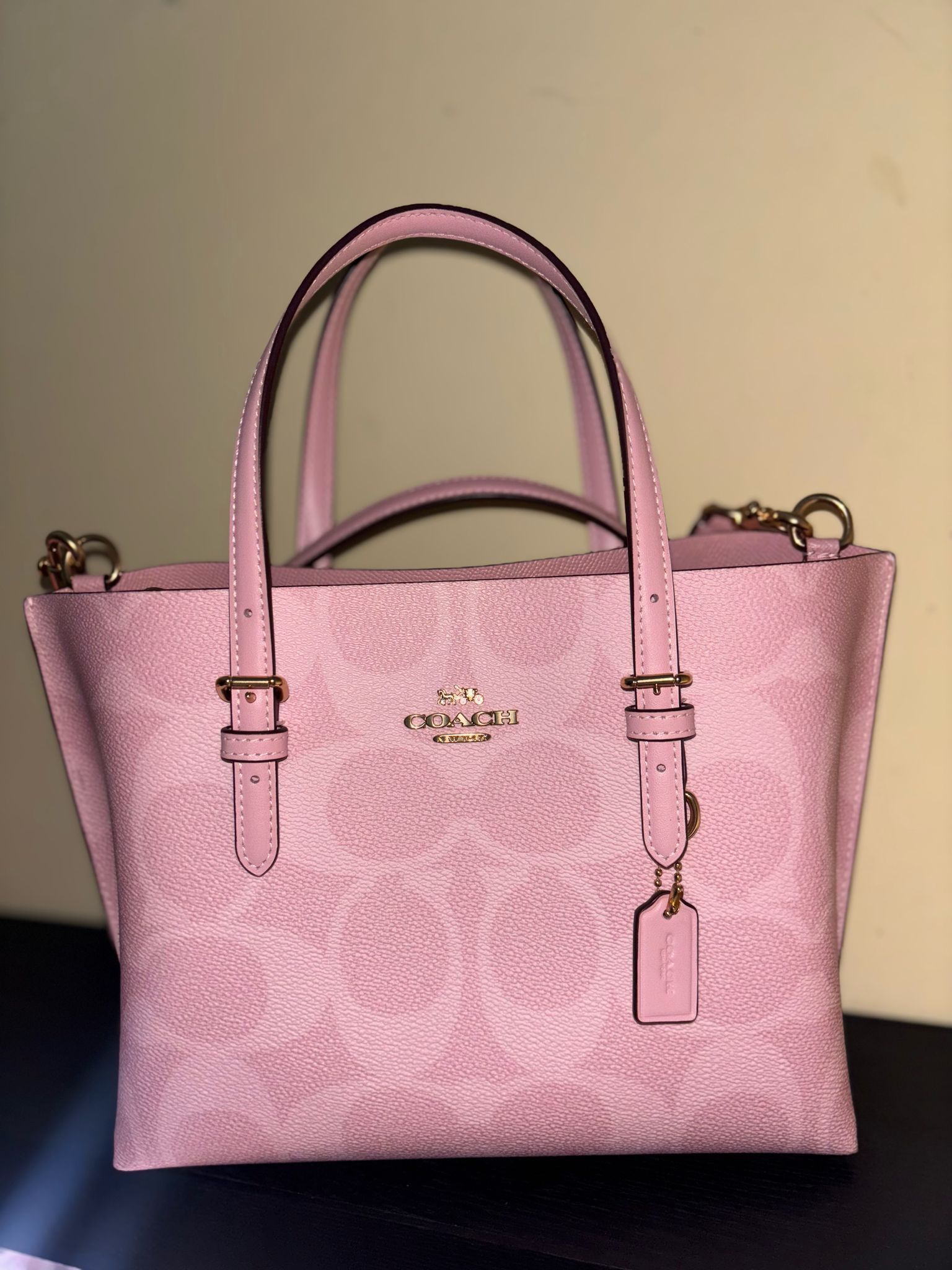 Pink Mollie Tote Bag