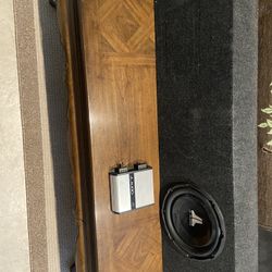 JL amp  AND 12 Inch Speaker 