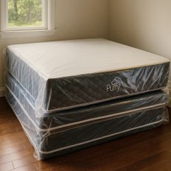 Queen Size Mattress Memory Foam Puffy Firm 12 Inches Thick New From Factory and Wrapped in Plastic Same Day Delivery 🚚 Available