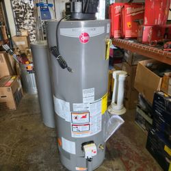 Rheem Performance 50 Gal. Tall 42,000 BTU Natural Gas Power Vent Water Heater #277091