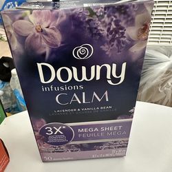 Downy calm dryer sheet