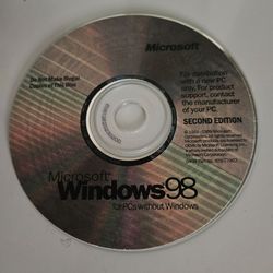 Microsoft Windows 98 Second Edition OEM Disc
