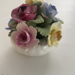 Aynsley England Flower Posy Pot 