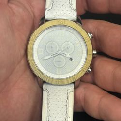 Citizen Eco-Drive White Mens Watch! It Works! 