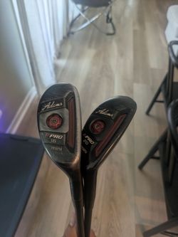 Adams pro mini hybrids golf clubs (20 and 16 degree)