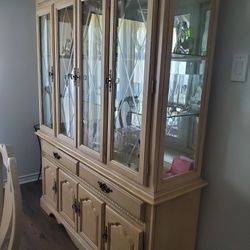 Dining Table and China Hutch 