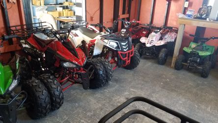 4-wheelers and dirt bikes