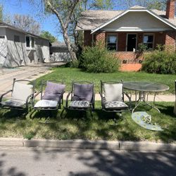 FREE PATIO TABLE & CHAIRS