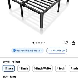 Bed Frame + Headboard 