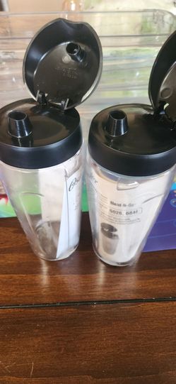 #2 New Oster Blend & Go Cups/ Zip Code 77075