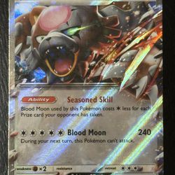 Bloodmoon Ursaluna Ex - Twilight Masquerade Pokemon Card