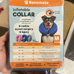 Inflatable Pet Collar for Dogs, Cats 