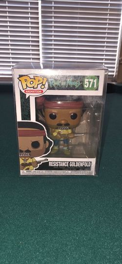 Funko Pop! Animation Rick and Morty Resistance Goldenfold #571 w/ Protector