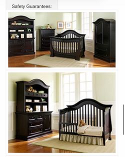 Baby Appleseed Davenport 3-in-1 Convertible Crib