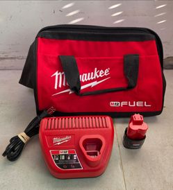 Milwaukee battery and charger