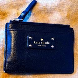 Kate Spade New York Black Coin Card Holder Wallet 