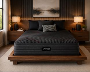 King Size Beautyrest Black C-Class Mattress, 12” Extra Firm Profile for Enhanced Support and Durability, Factory-Sealed in Plastic, Same-Day Delivery