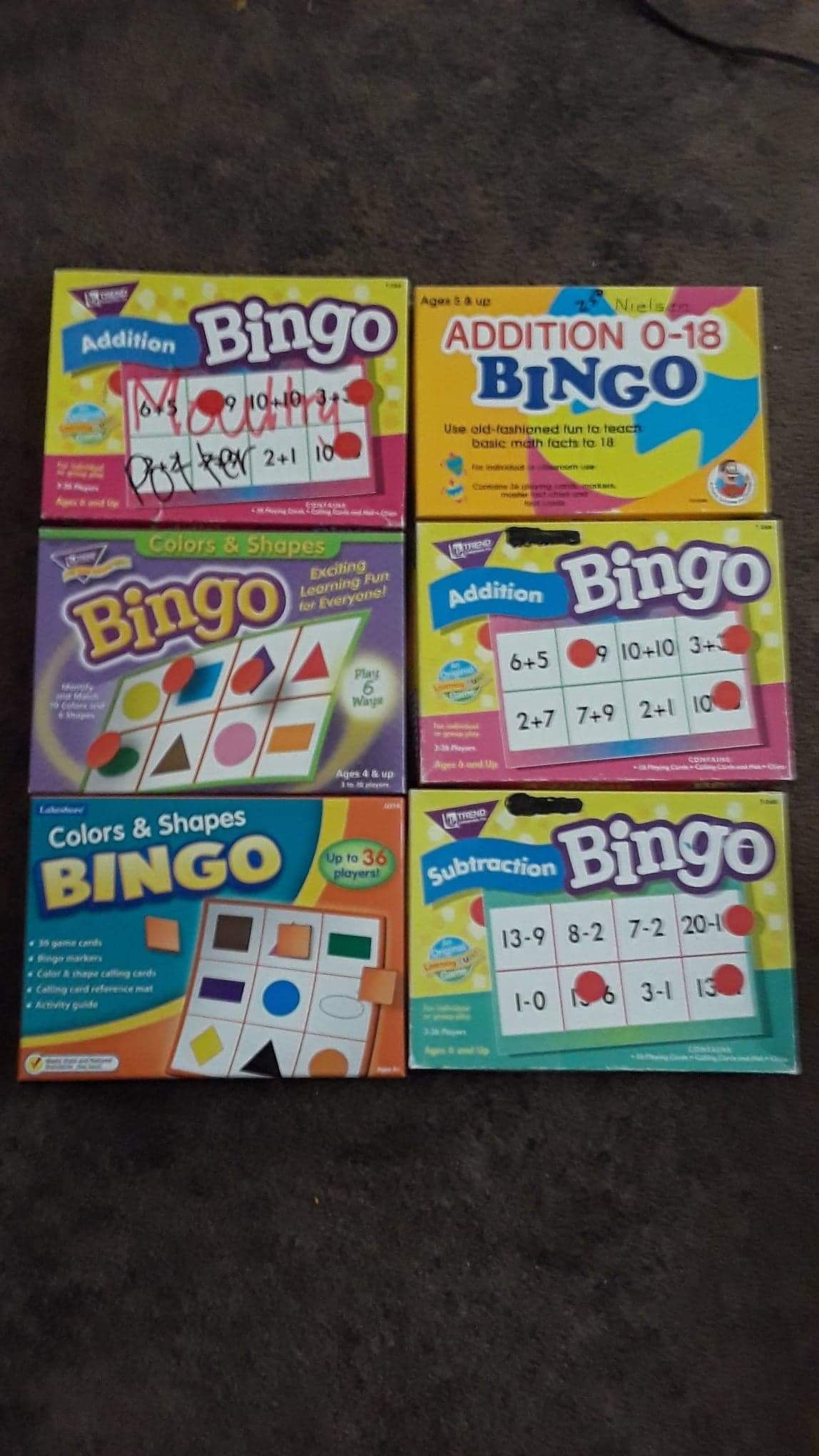 Lakeshore Learning & Trend Bingo Games, and Puzzles