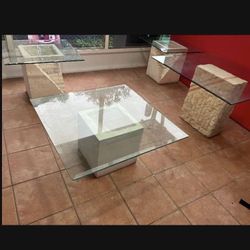 Antique Vintage Tessellated Stone Tables ! $150 Delivery Included! 