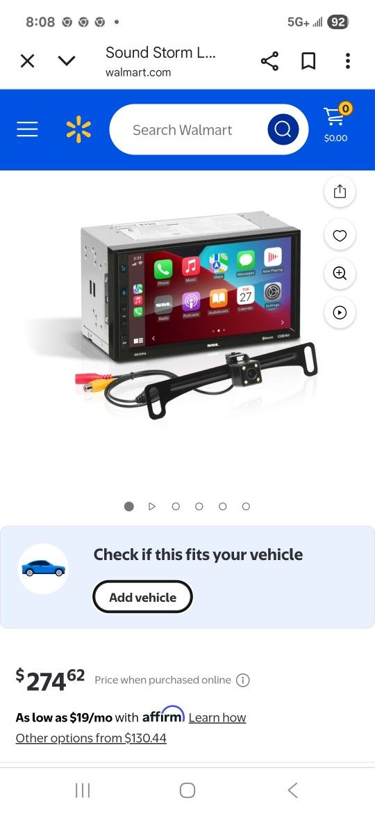 Brand New Single Din Touchscreen All The Wires ,and Microphone No Remote
