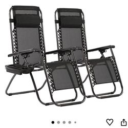 Brand new-Zero gravity lounge chairs -set of 4