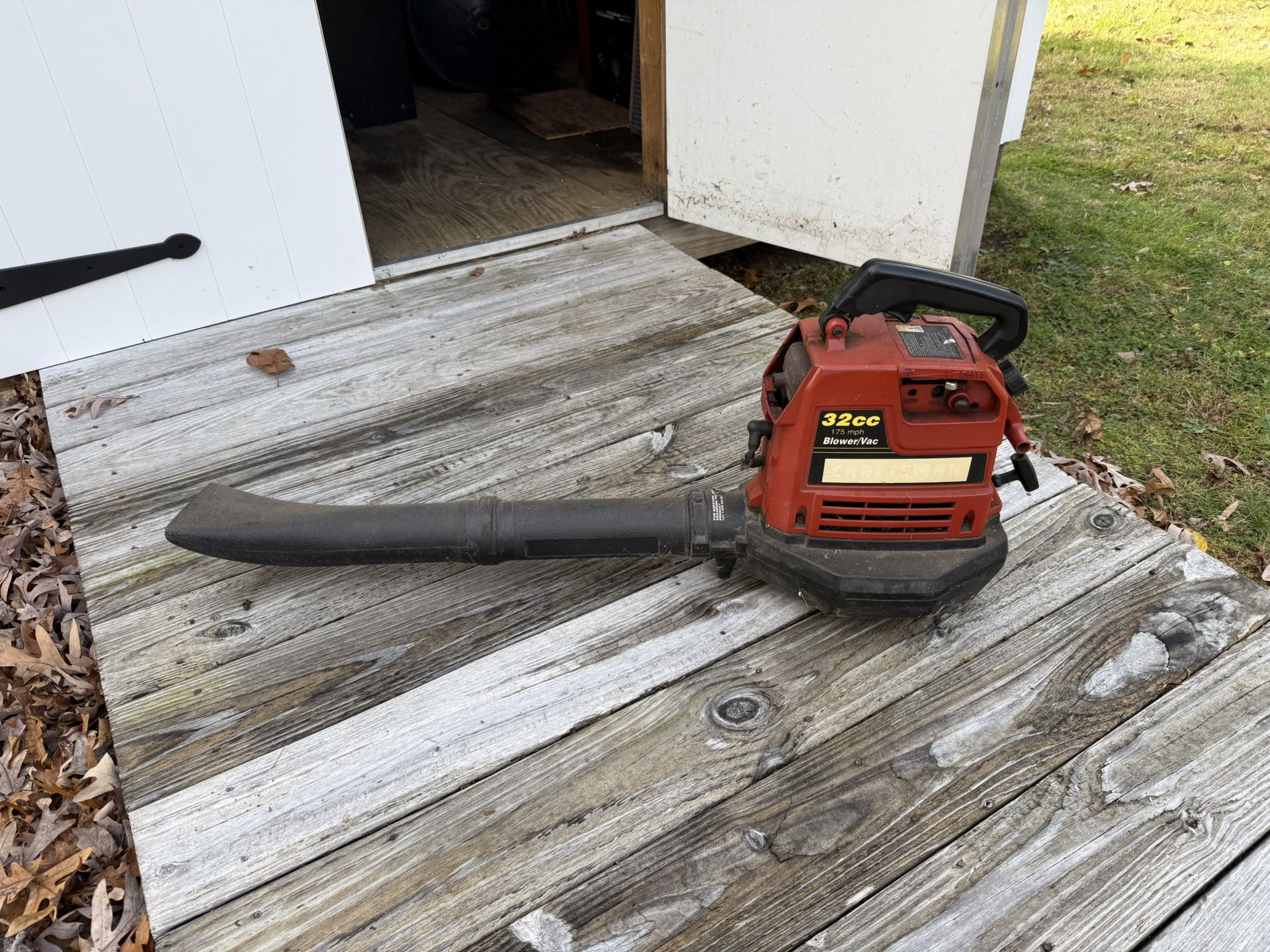 Craftsman Leaf Blower Vac 32cc