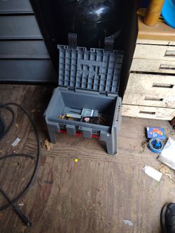 Plastic tool boxes and organizers