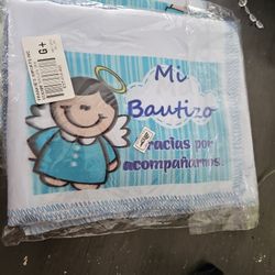 servilletas para recuerdo de bautizo